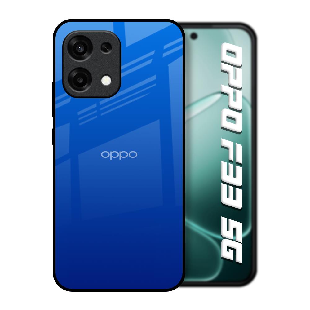 Egyptian Blue Oppo F33 5G Glass Back Cover Online