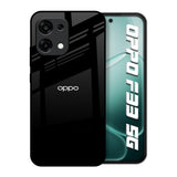Jet Black Oppo F33 5G Glass Back Cover Online