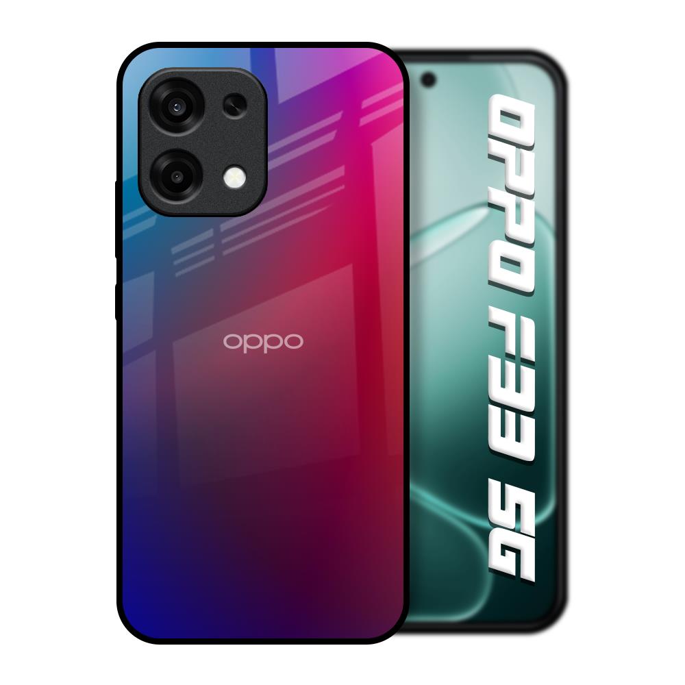 Magical Color Shade Oppo F33 5G Glass Back Cover Online