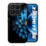Half Blue Flower Xiaomi 17 5G Glass Back Cover Online