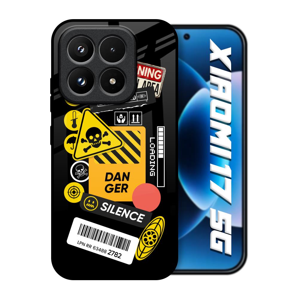 Danger Signs Xiaomi 17 5G Glass Back Cover Online