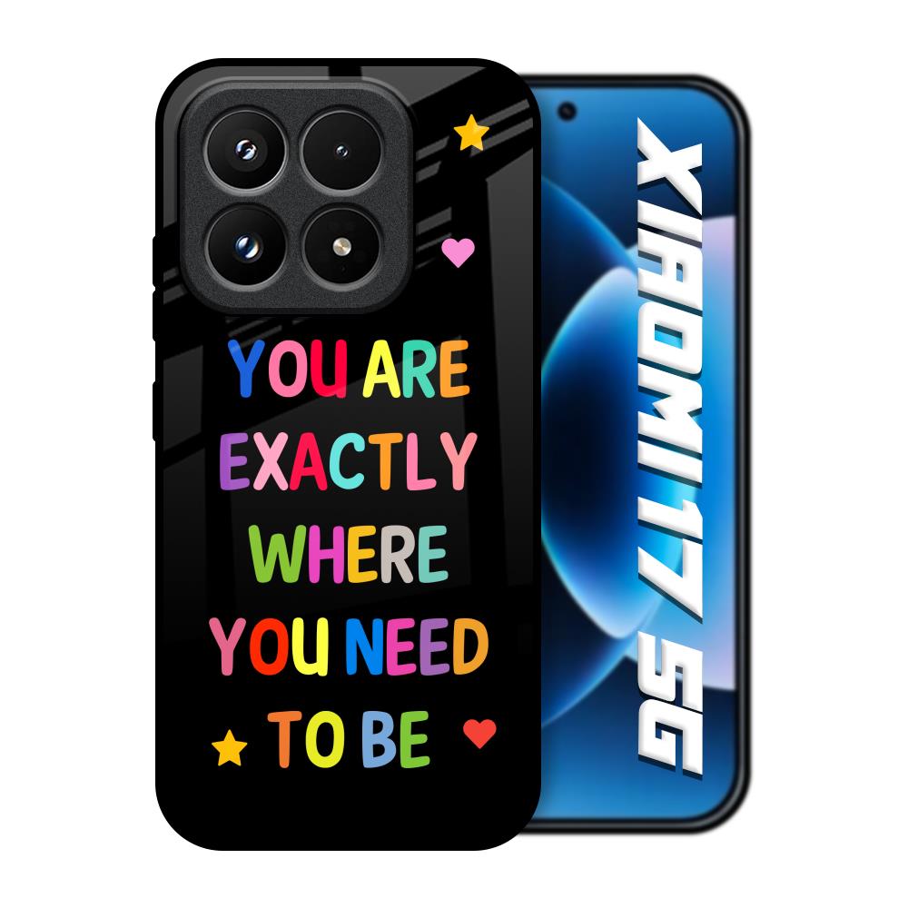 Magical Words Xiaomi 17 5G Glass Back Cover Online