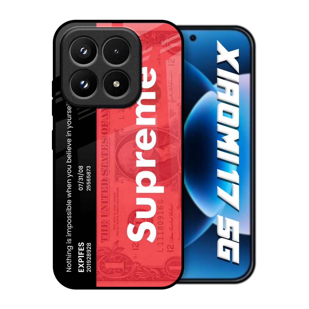 Supreme Ticket Xiaomi 17 5G Glass Back Cover Online