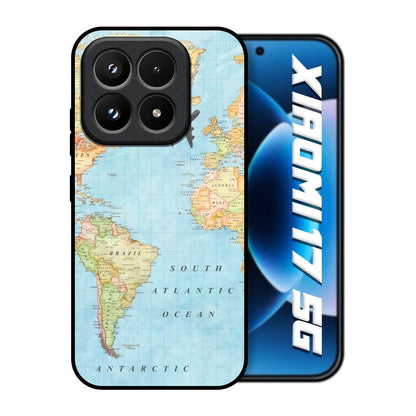 Travel Map Xiaomi 17 5G Glass Back Cover Online