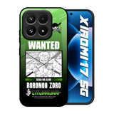 Zoro Wanted Xiaomi 17 5G Glass Back Cover Online