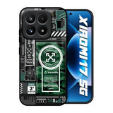 Green Camo Circuit Xiaomi 17 5G Glass Back Cover Online
