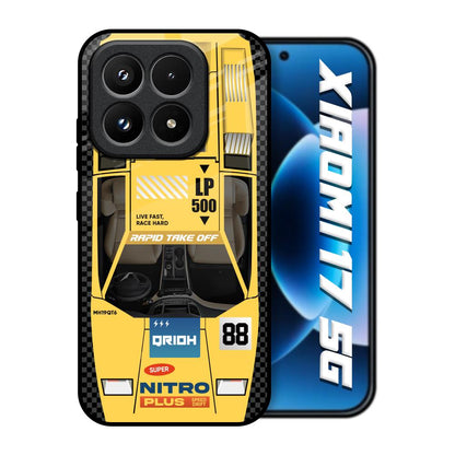 Yellow Racing Car Xiaomi 17 5G Glass Back Cover Online