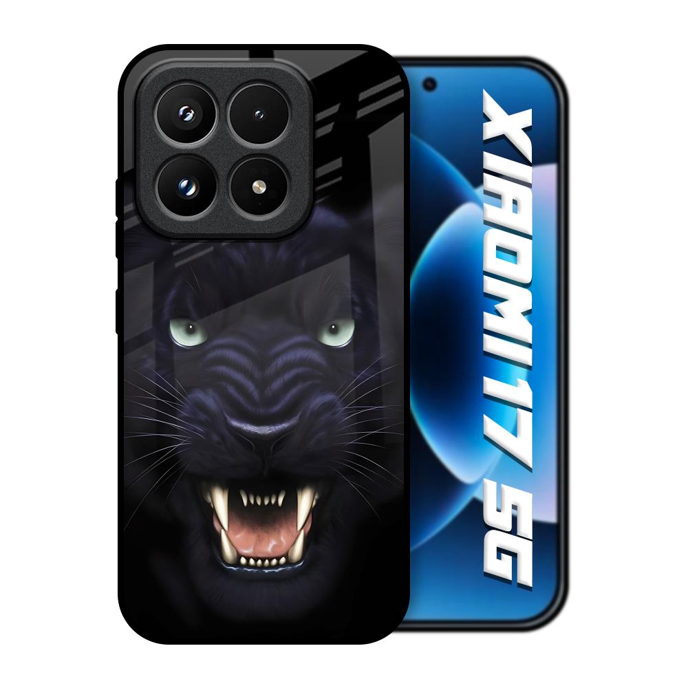 Angry Black Tiger Xiaomi 17 5G Glass Back Cover Online