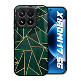 Abstract Green Xiaomi 17 5G Glass Back Cover Online