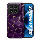 Geometric Purple Xiaomi 17 5G Glass Back Cover Online