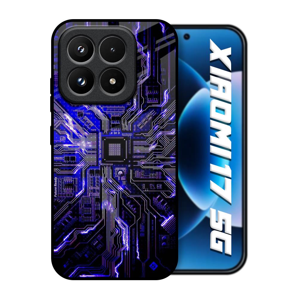Techno Color Pattern Xiaomi 17 5G Glass Back Cover Online
