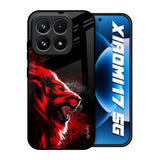Red Angry Lion Xiaomi 17 5G Glass Back Cover Online