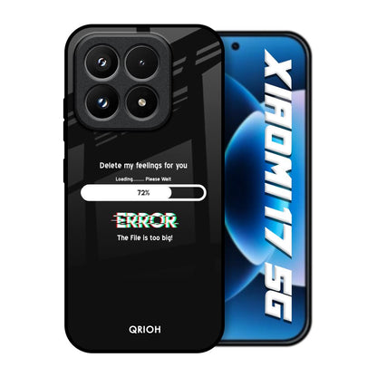 Error Xiaomi 17 5G Glass Back Cover Online