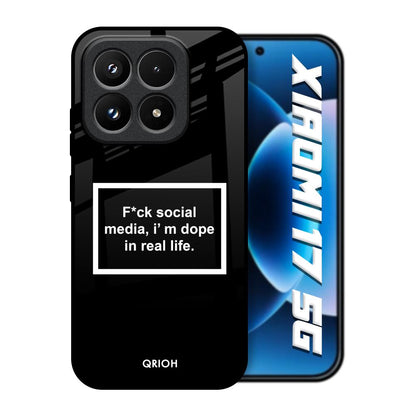 Dope In Life Xiaomi 17 5G Glass Back Cover Online