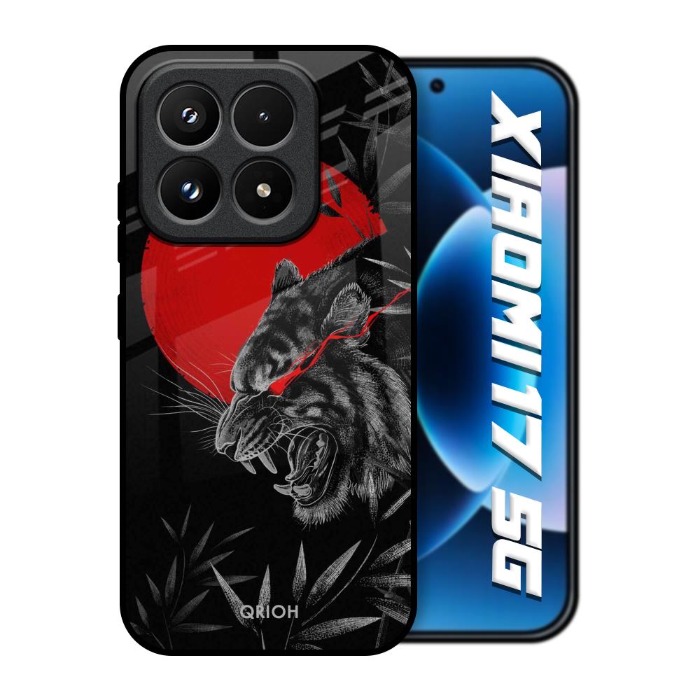 Red Moon Tiger Xiaomi 17 5G Glass Back Cover Online