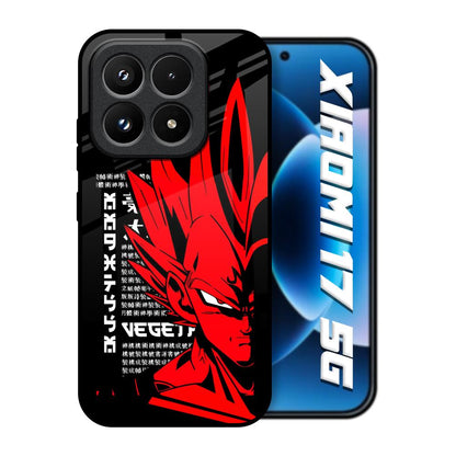 Red Vegeta Xiaomi 17 5G Glass Back Cover Online