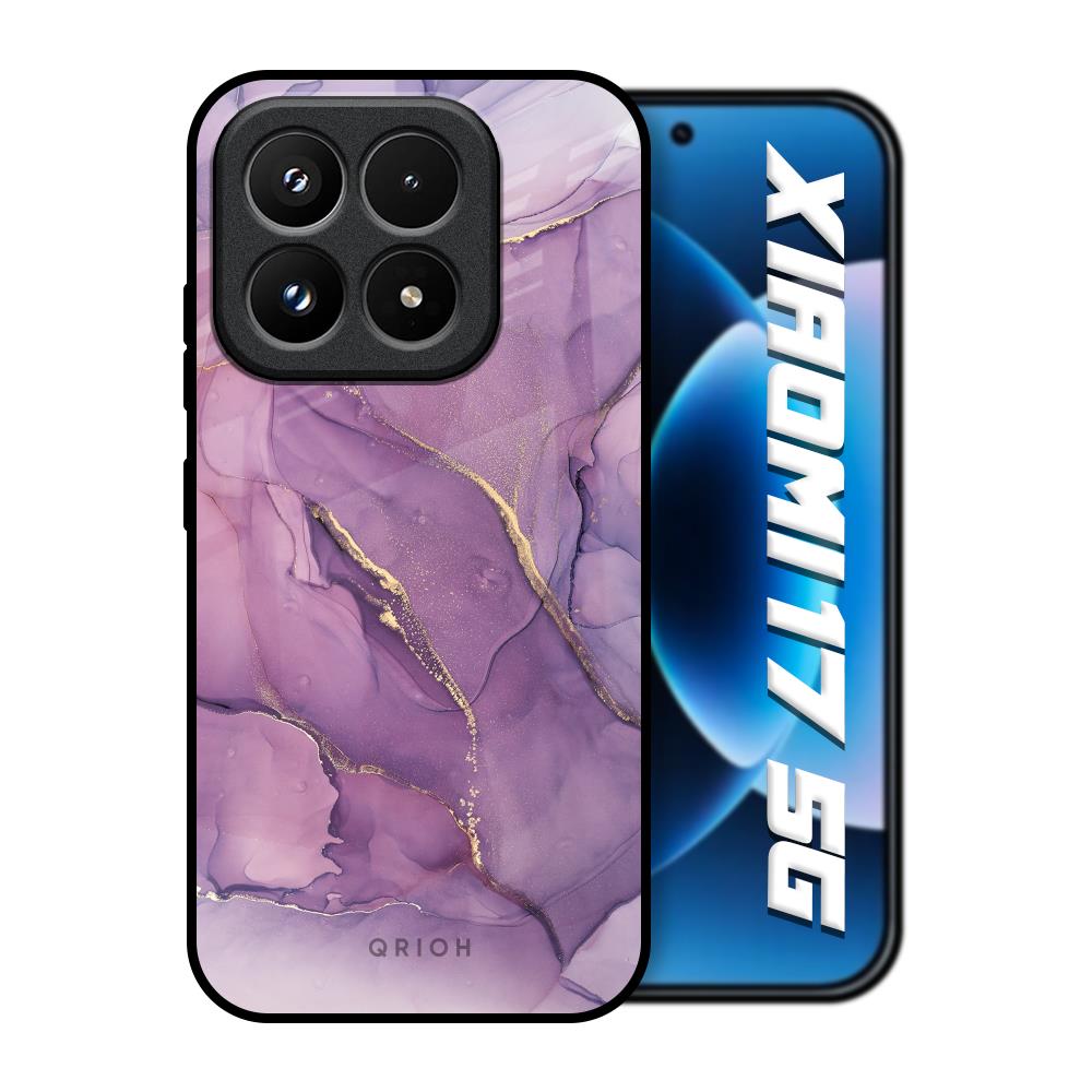 Purple Gold Marble Xiaomi 17 5G Glass Back Cover Online