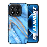 Vibrant Blue Marble Xiaomi 17 5G Glass Back Cover Online