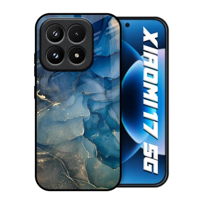 Blue Cool Marble Xiaomi 17 5G Glass Back Cover Online