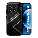 Sleek Golden & Navy Xiaomi 17 5G Glass Back Cover Online