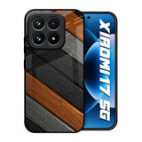 Tri Color Wood Xiaomi 17 5G Glass Back Cover Online