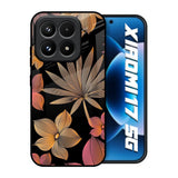 Lines Pattern Flowers Xiaomi 17 5G Glass Back Cover Online