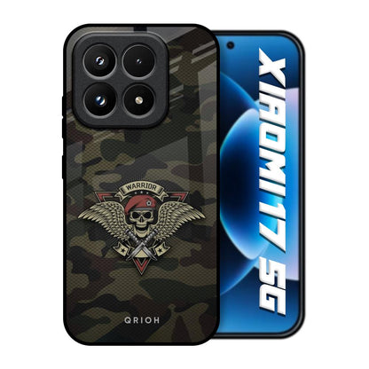 Army Warrior Xiaomi 17 5G Glass Back Cover Online