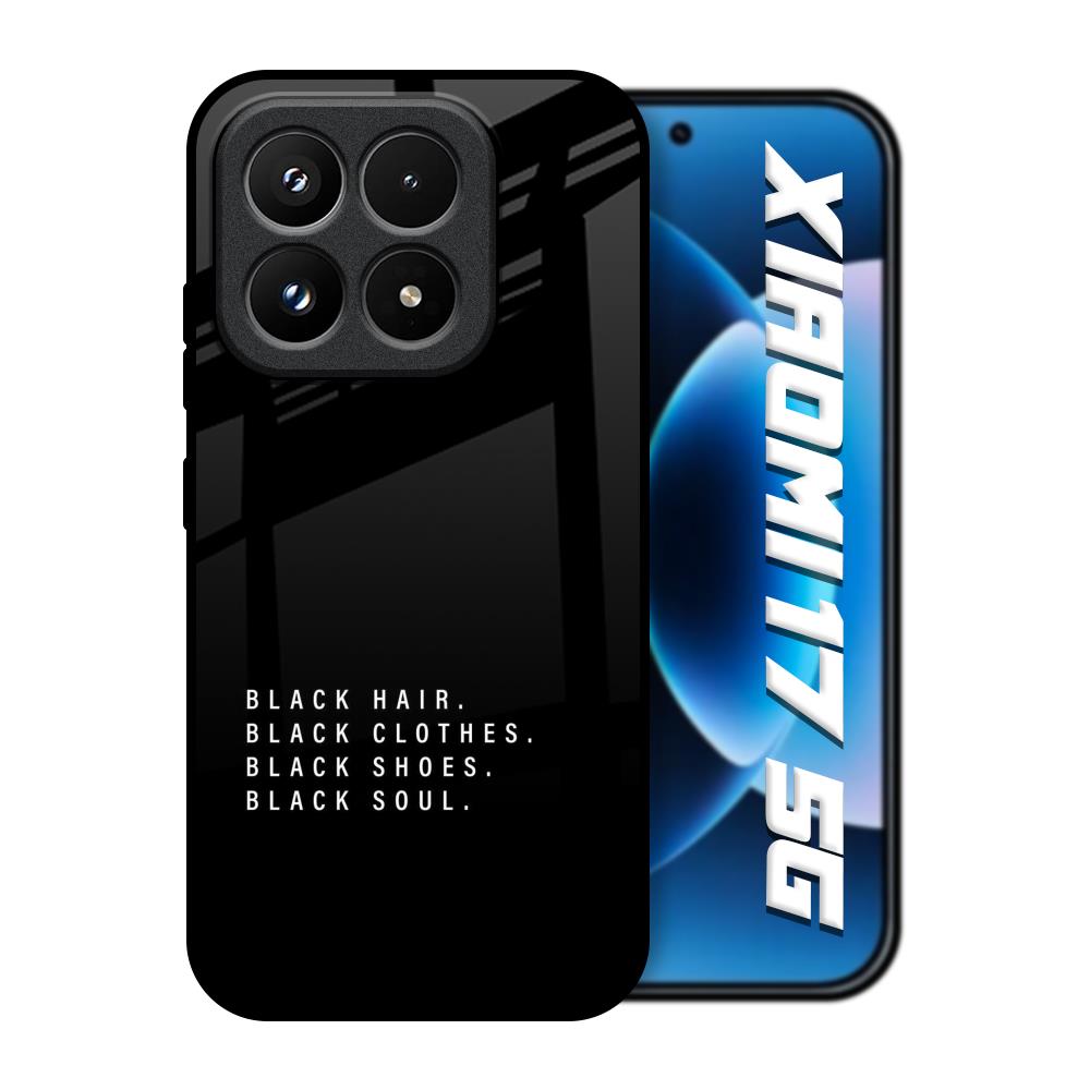 Black Soul Xiaomi 17 5G Glass Back Cover Online