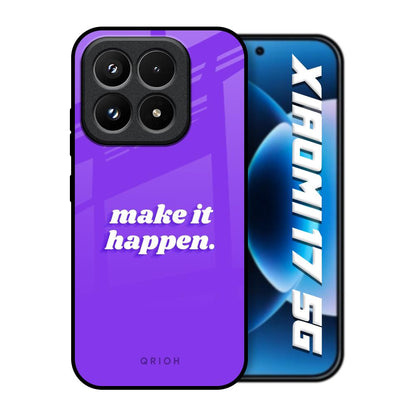 Make it Happen Xiaomi 17 5G Glass Back Cover Online
