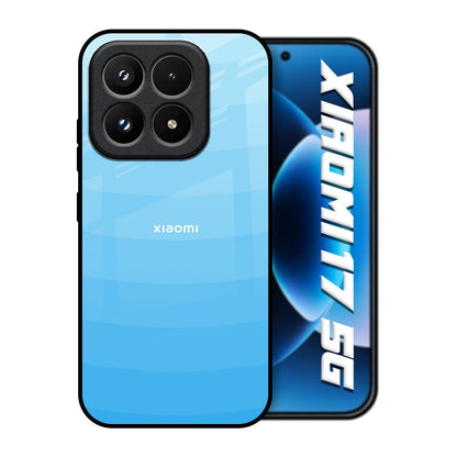 Wavy Blue Pattern Xiaomi 17 5G Glass Back Cover Online
