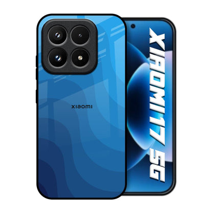 Blue Wave Abstract Xiaomi 17 5G Glass Back Cover Online
