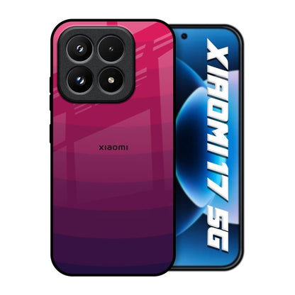 Wavy Pink Pattern Xiaomi 17 5G Glass Back Cover Online