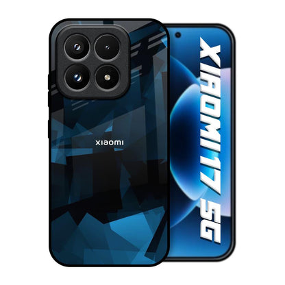 Polygonal Blue Box Xiaomi 17 5G Glass Back Cover Online