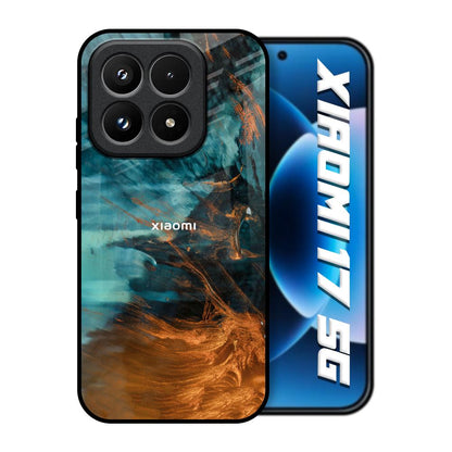 Golden Splash Xiaomi 17 5G Glass Back Cover Online