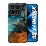 Golden Splash Xiaomi 17 5G Glass Back Cover Online