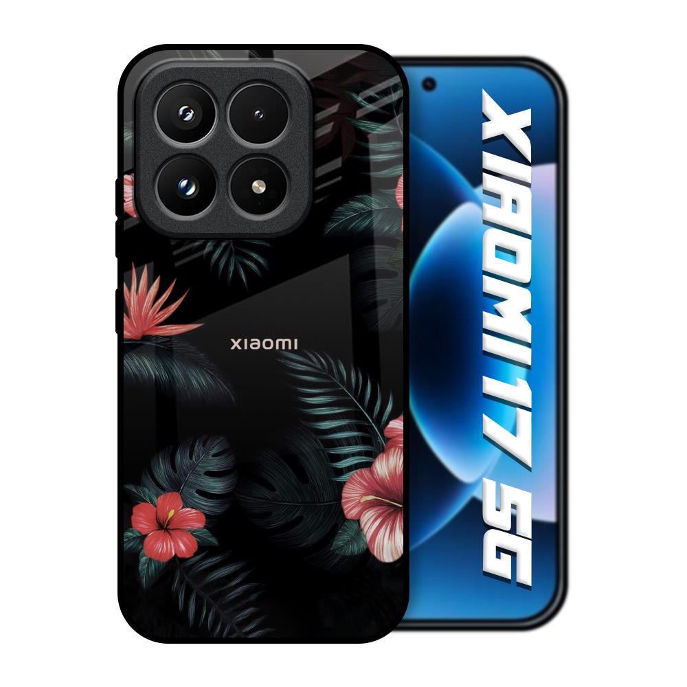 Tropical Art Flower Xiaomi 17 5G Glass Back Cover Online