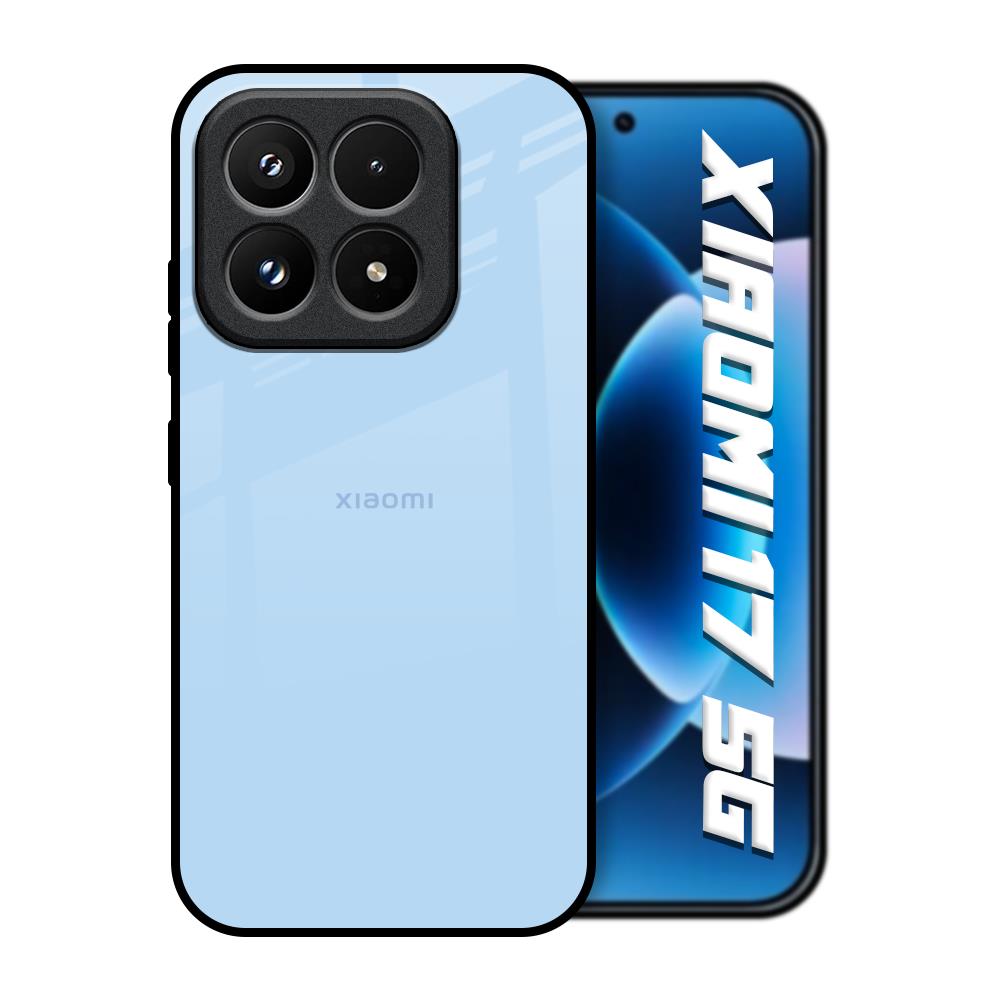 Pastel Sky Blue Xiaomi 17 5G Glass Back Cover Online
