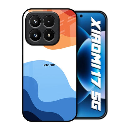 Wavy Color Pattern Xiaomi 17 5G Glass Back Cover Online