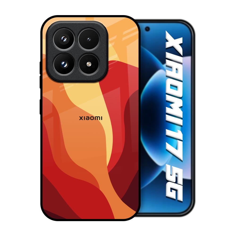 Magma Color Pattern Xiaomi 17 5G Glass Back Cover Online