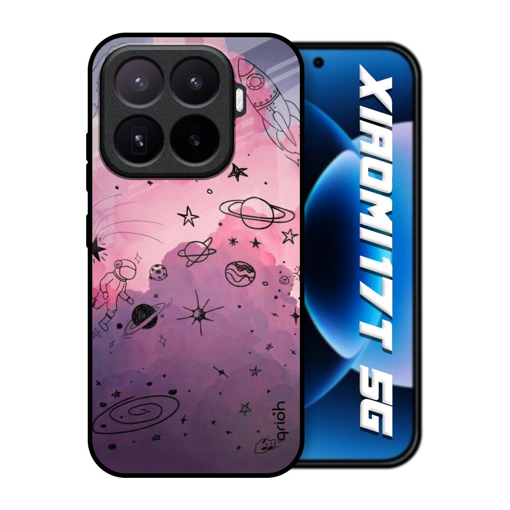 Space Doodles Xiaomi 17T 5G Glass Back Cover Online