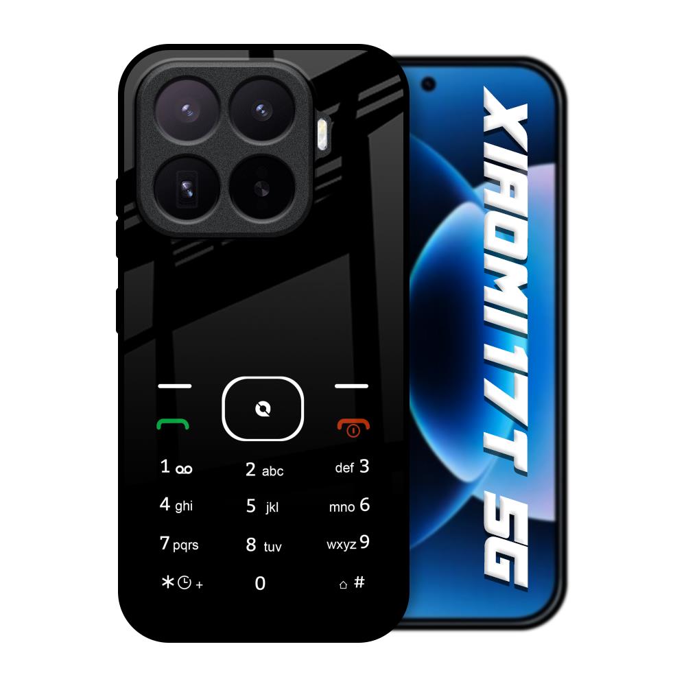 Classic Keypad Pattern Xiaomi 17T 5G Glass Back Cover Online