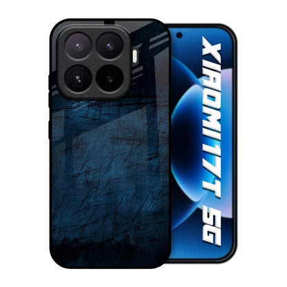 Dark Blue Grunge Xiaomi 17T 5G Glass Back Cover Online