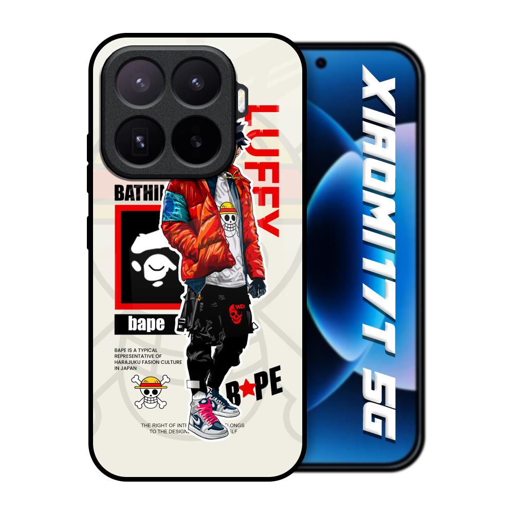 Bape Luffy Xiaomi 17T 5G Glass Back Cover Online