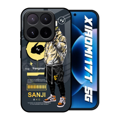Cool Sanji Xiaomi 17T 5G Glass Back Cover Online