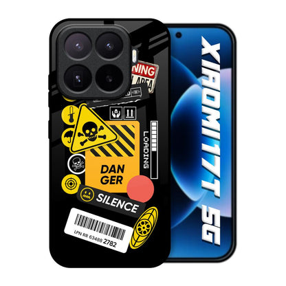 Danger Signs Xiaomi 17T 5G Glass Back Cover Online
