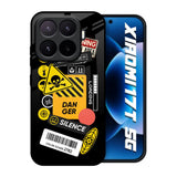Danger Signs Xiaomi 17T 5G Glass Back Cover Online