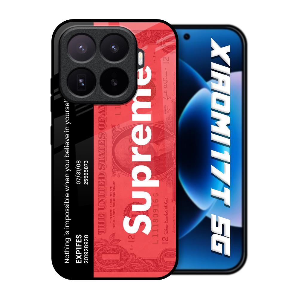 Supreme Ticket Xiaomi 17T 5G Glass Back Cover Online