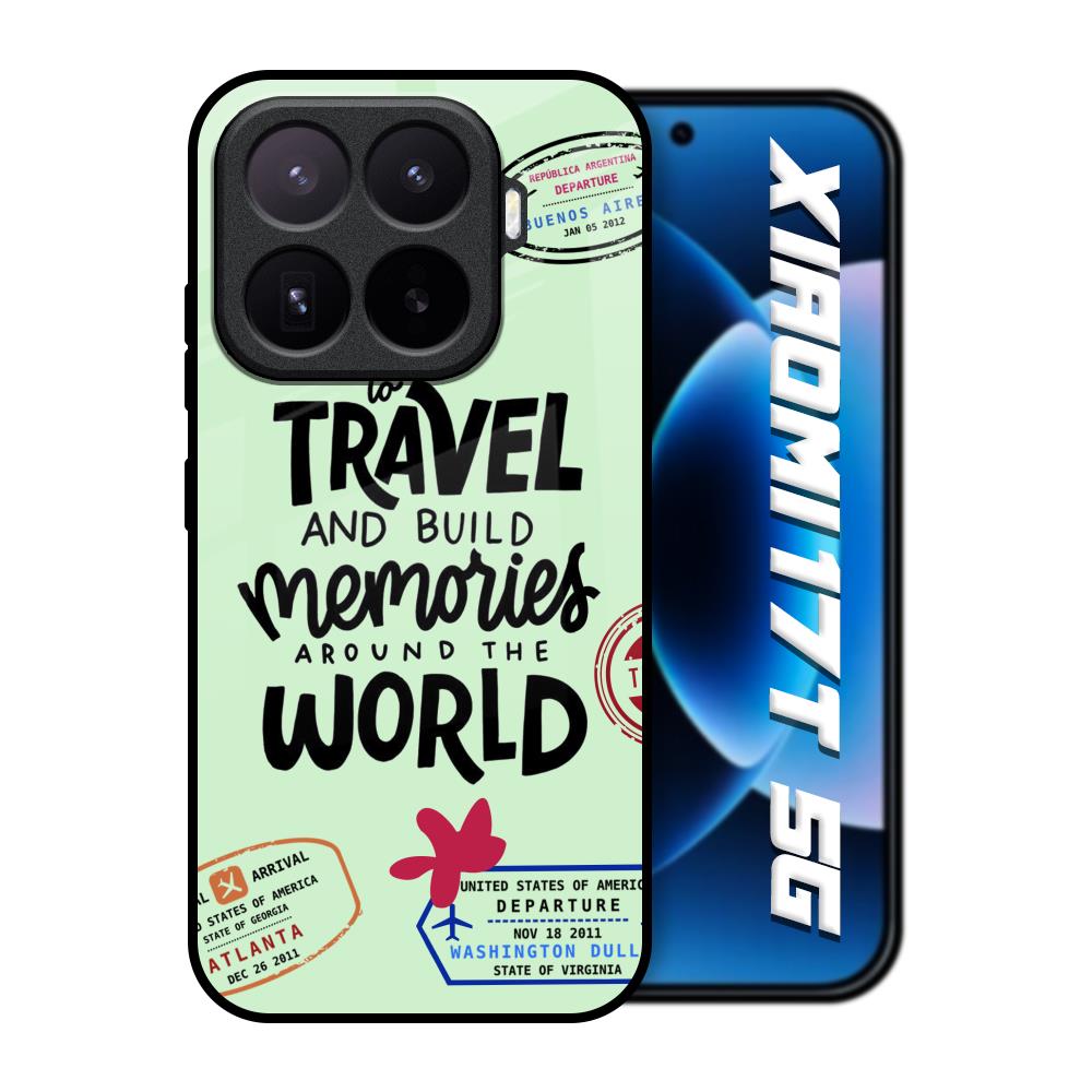 Travel Stamps Xiaomi 17T 5G Glass Back Cover Online