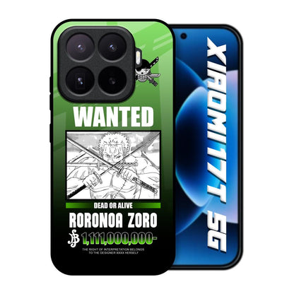 Zoro Wanted Xiaomi 17T 5G Glass Back Cover Online