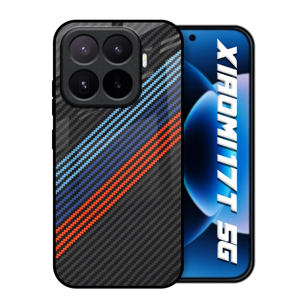Carbon Inspired Xiaomi 17T 5G Glass Back Cover Online